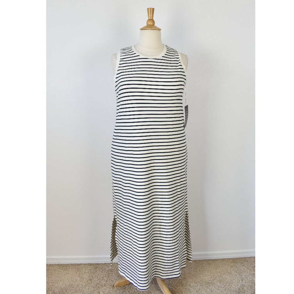 Pomander Place Navy Stripe Gio Maxi Dress NEW - XXL